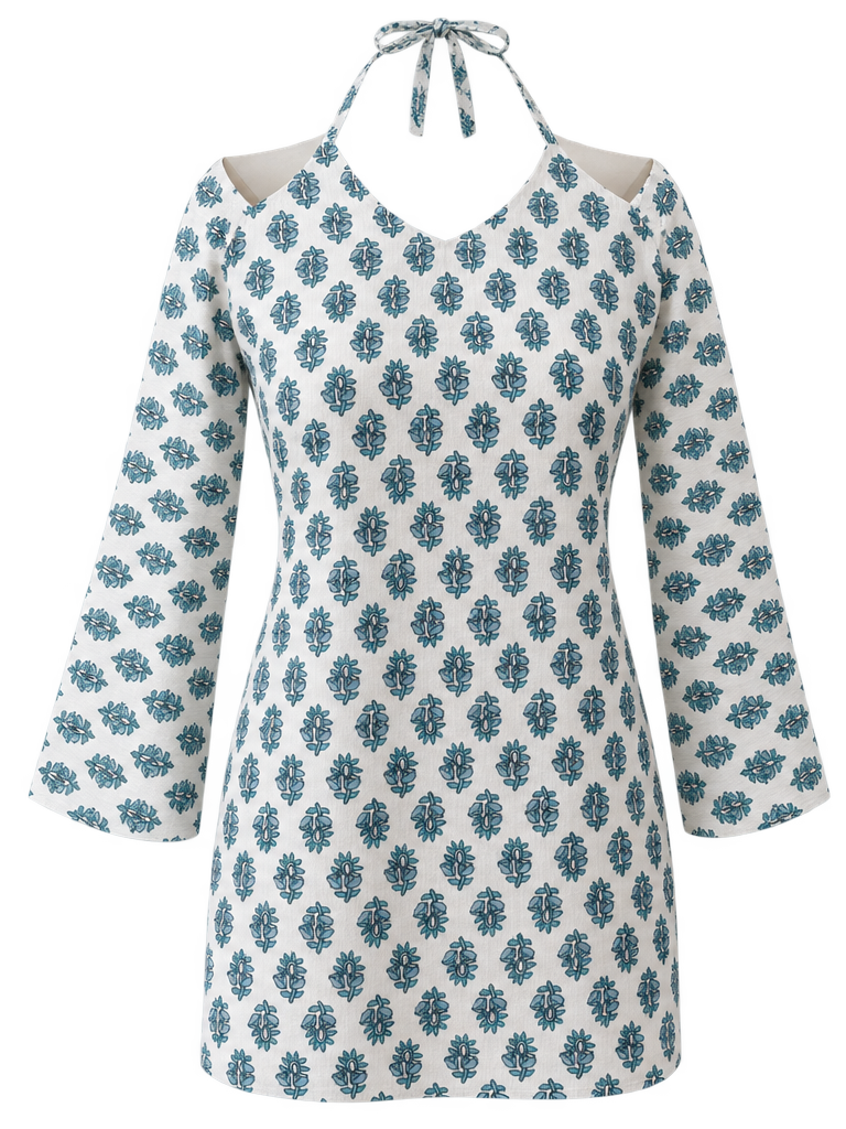 muskan halter kurti