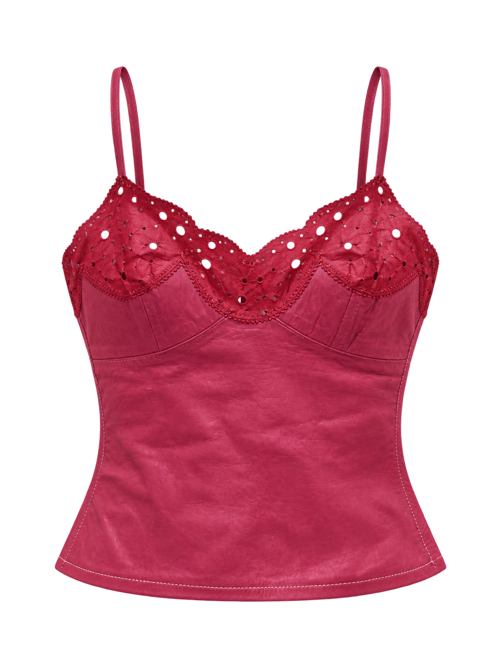 Rosy Lace Dream front ghost mannequin