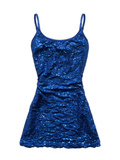 Sapphire Sequin Slip front ghost mannequin