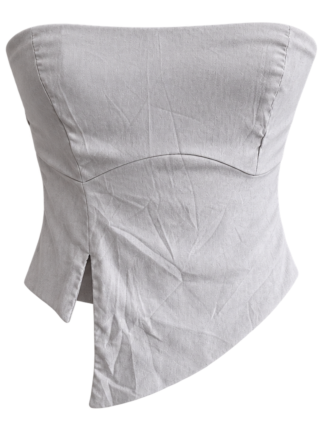 Grey Corset Top — front