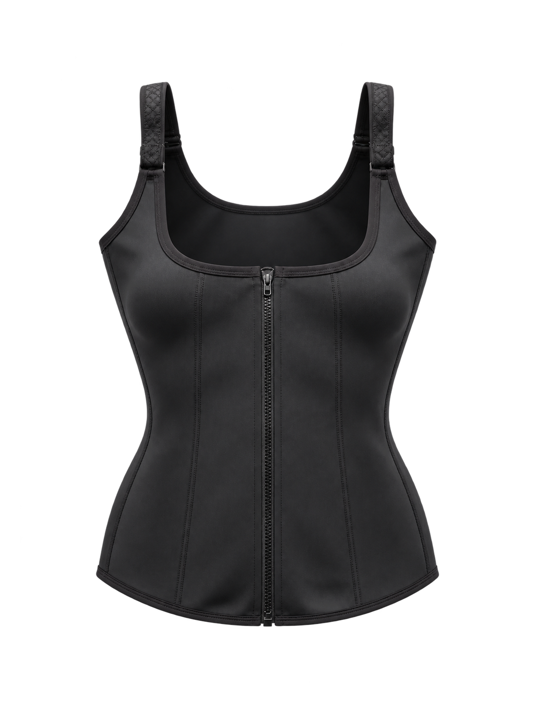 Onyx Zip Corset Tank