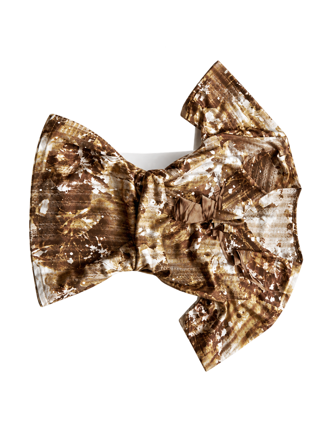 Bronze Satin Bow Top