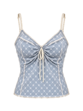 Icy Blue Sequin Tie Cami