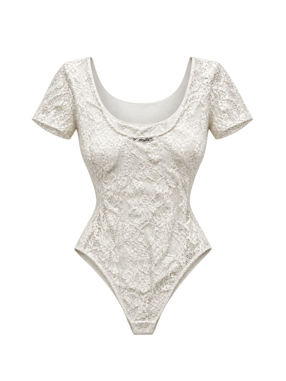 Ivory Lace Point Bodysuit