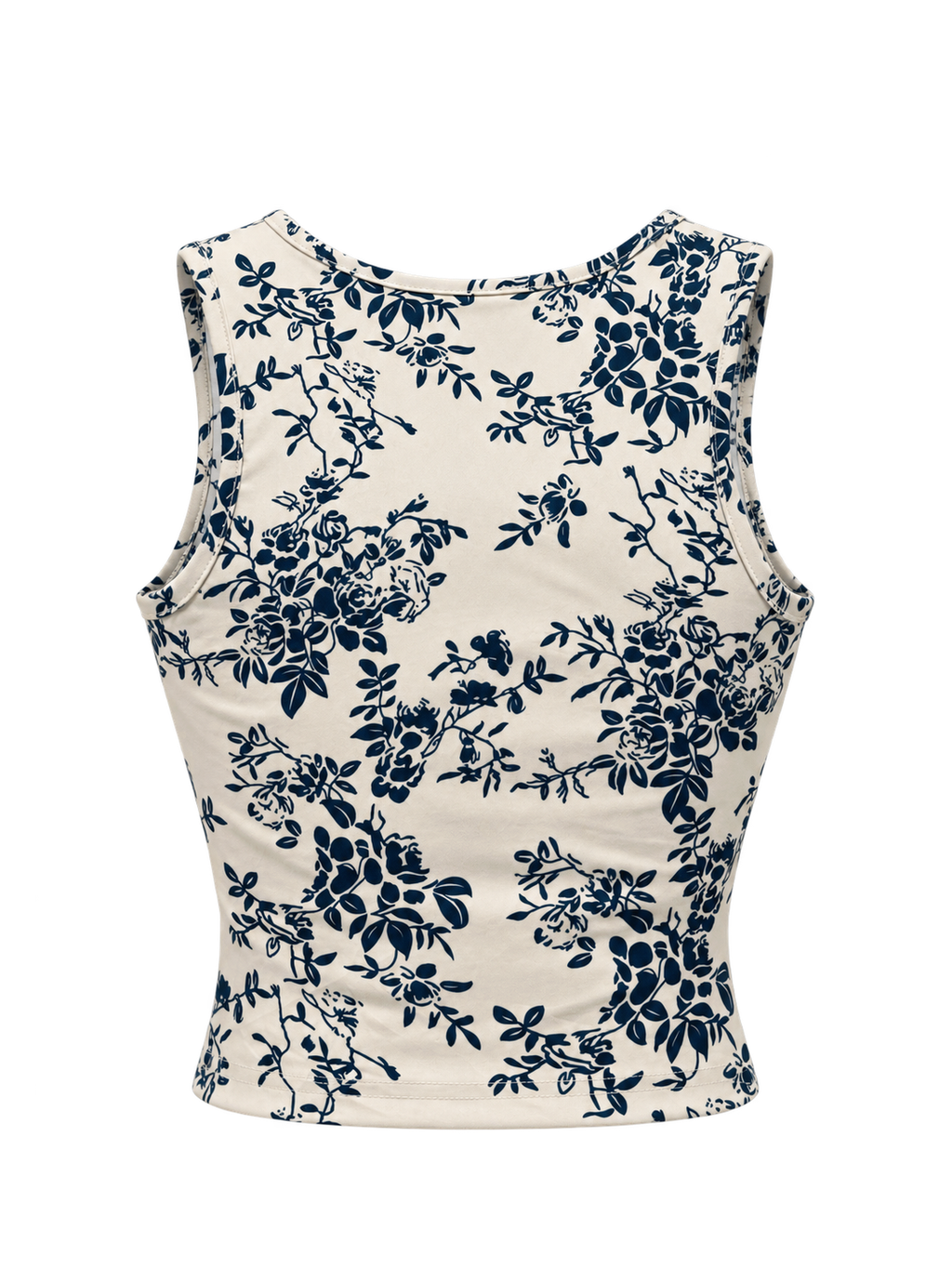 Midnight Garden Crop back ghost mannequin