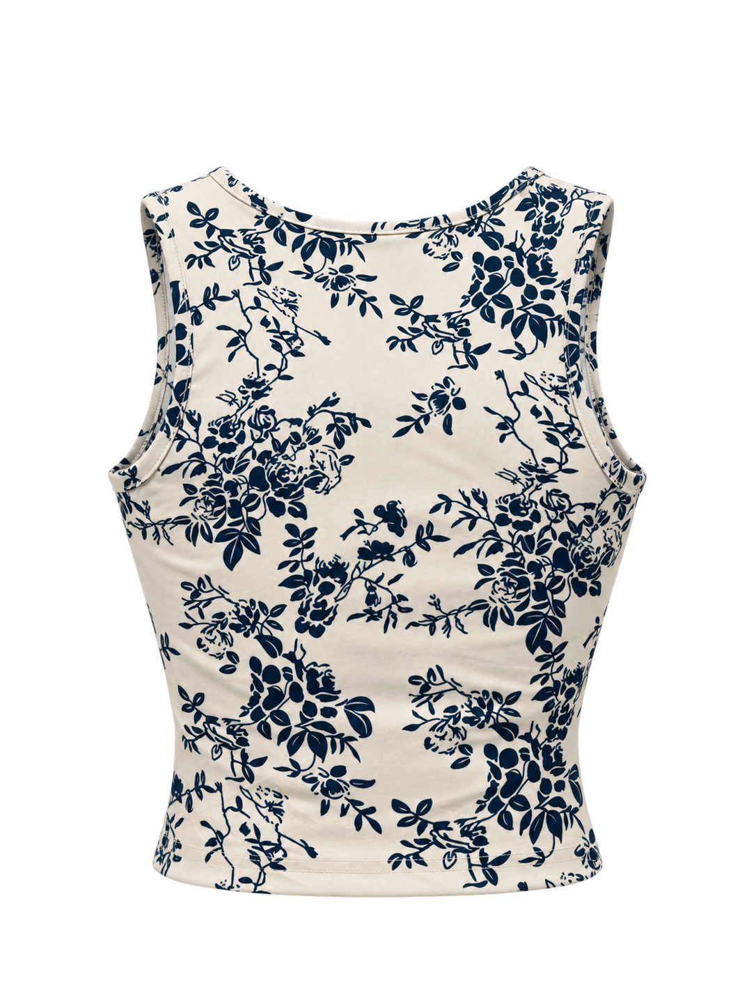Midnight Garden Crop back ghost mannequin