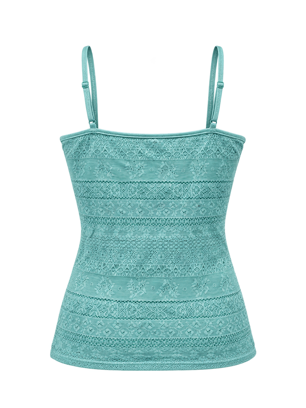 Seafoam Lace Whisper back ghost mannequin
