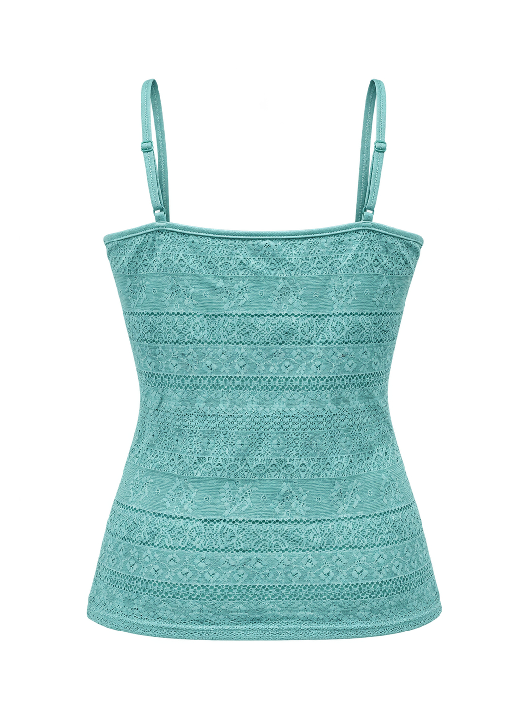 Seafoam Lace Whisper back ghost mannequin