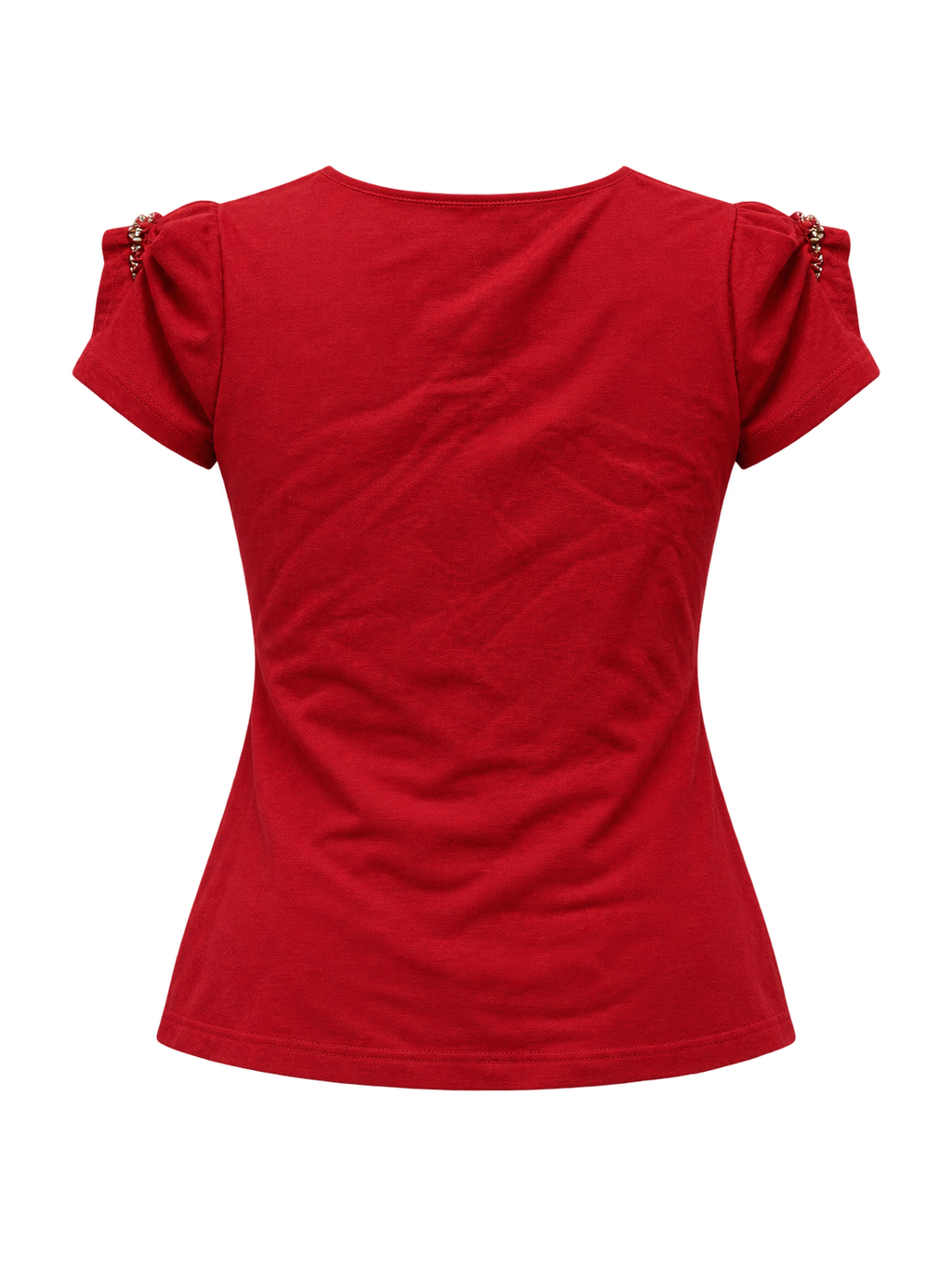 Ruby Embroidered Muse back ghost mannequin