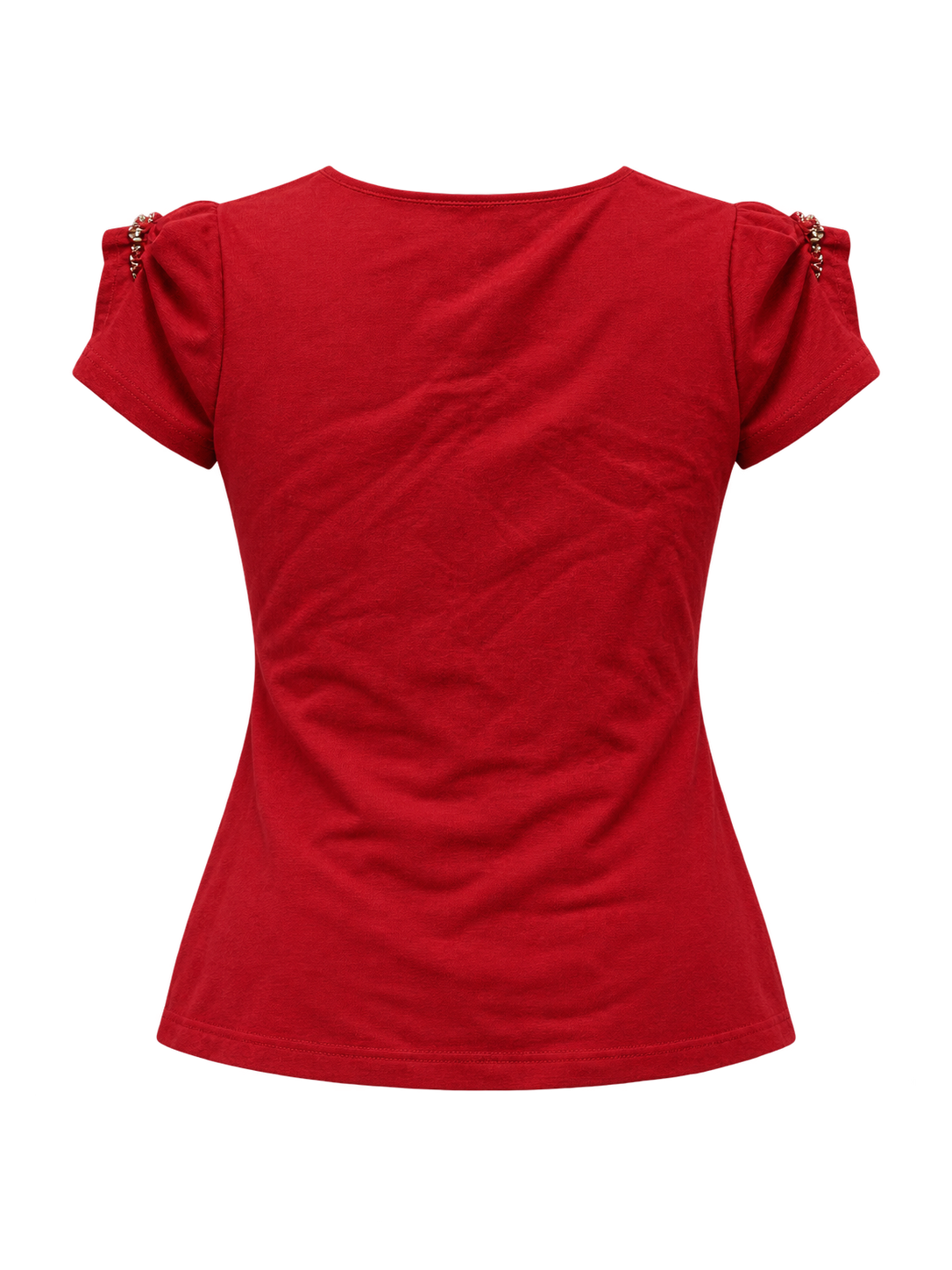 Ruby Embroidered Muse back ghost mannequin
