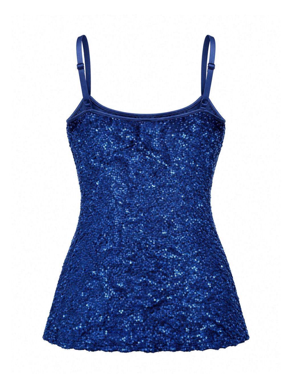Sapphire Sequin Slip back ghost mannequin