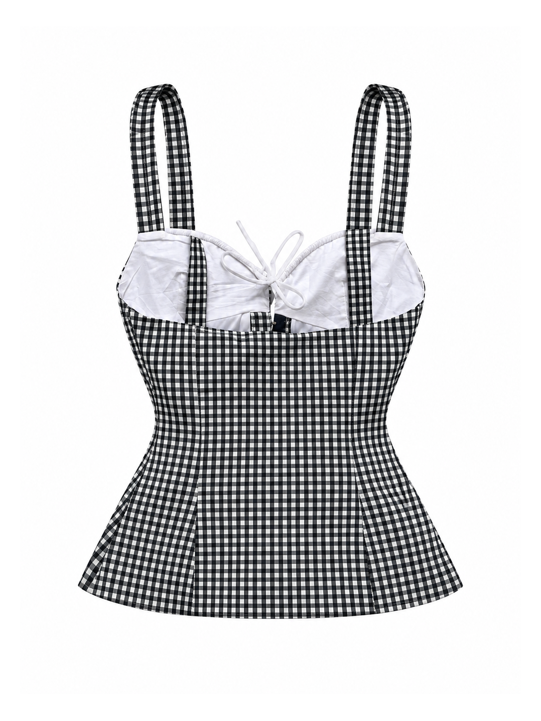 Gingham Belle Peplum Cami