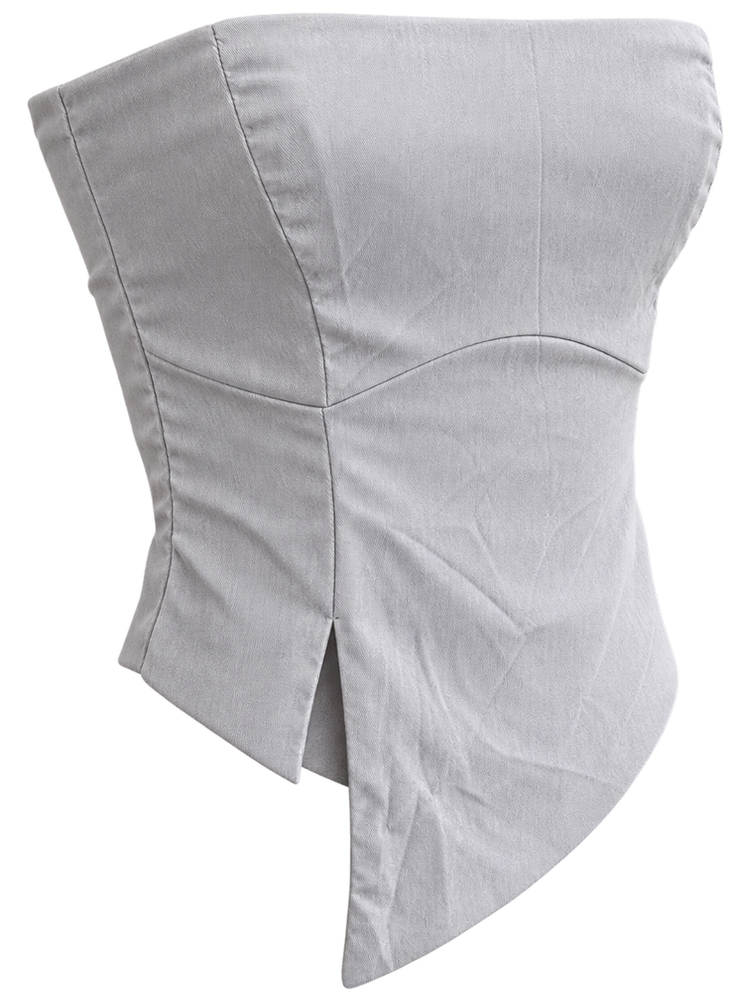 Grey Corset Top — side