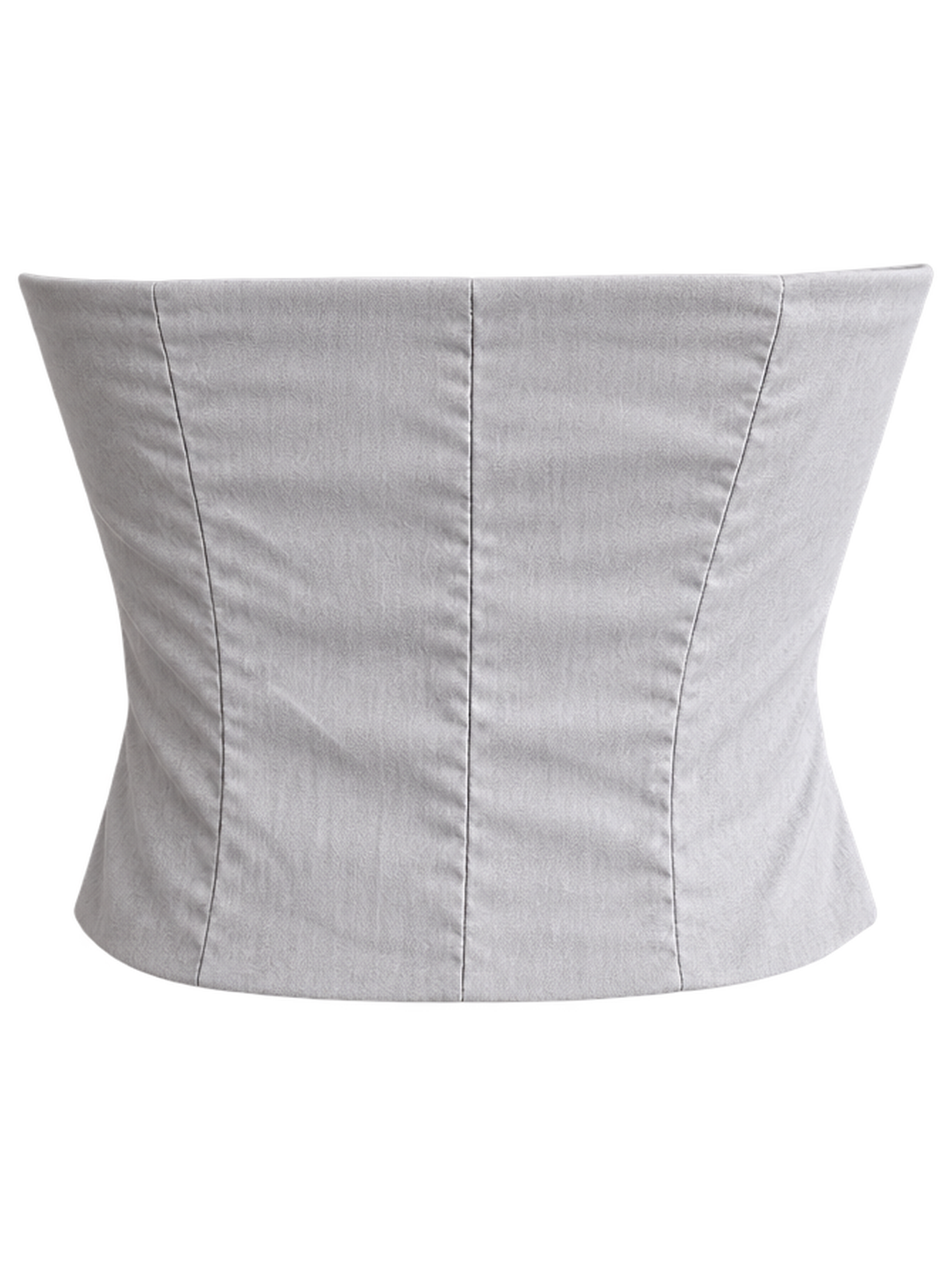 Grey Corset Top — back