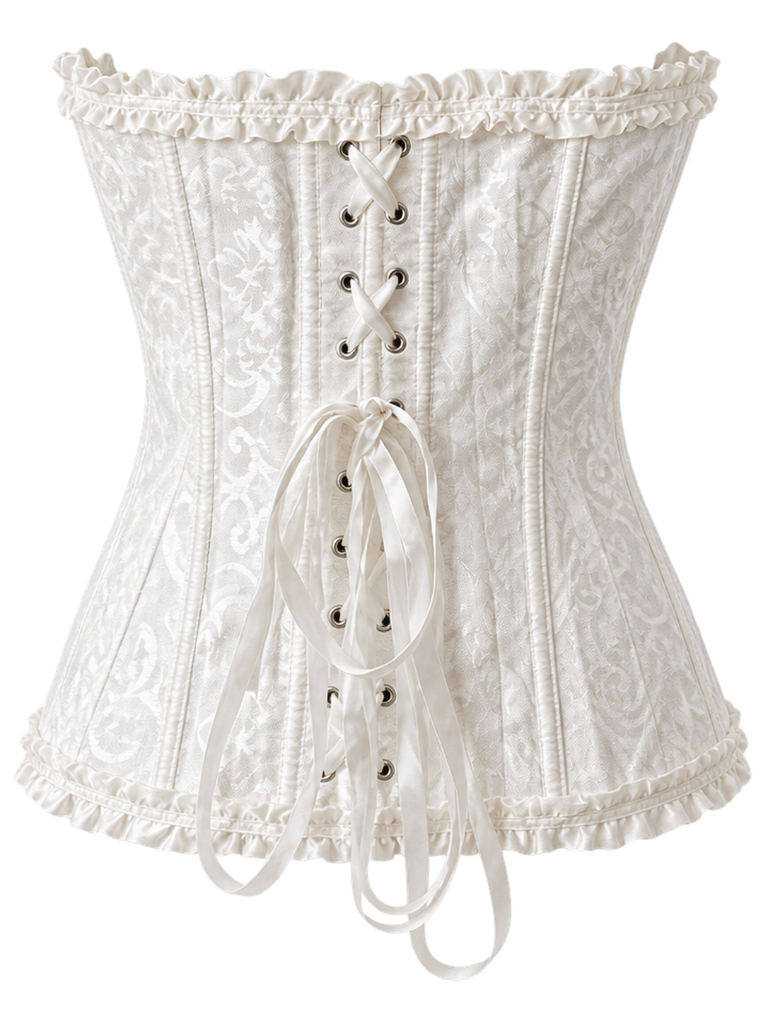 Ivory Cinch Corset — back