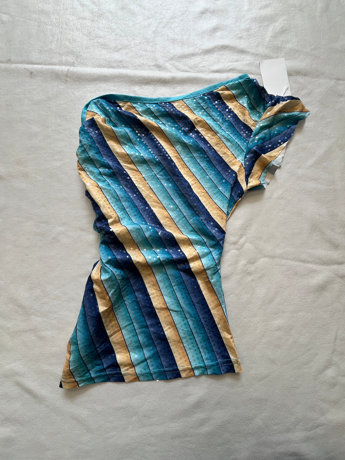 Azure Stripe Twist Top reference photo