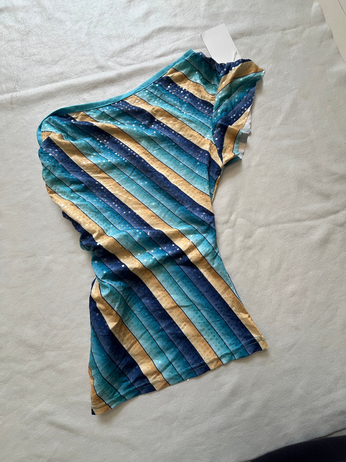 Azure Stripe Twist Top reference photo