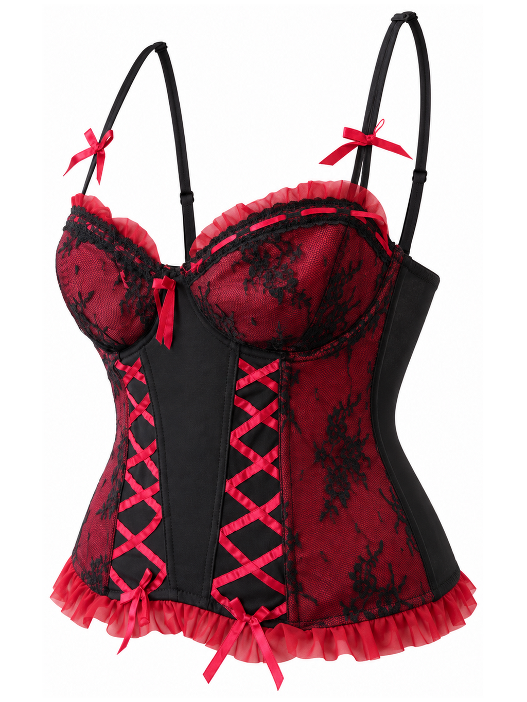 Raven Lace Corset