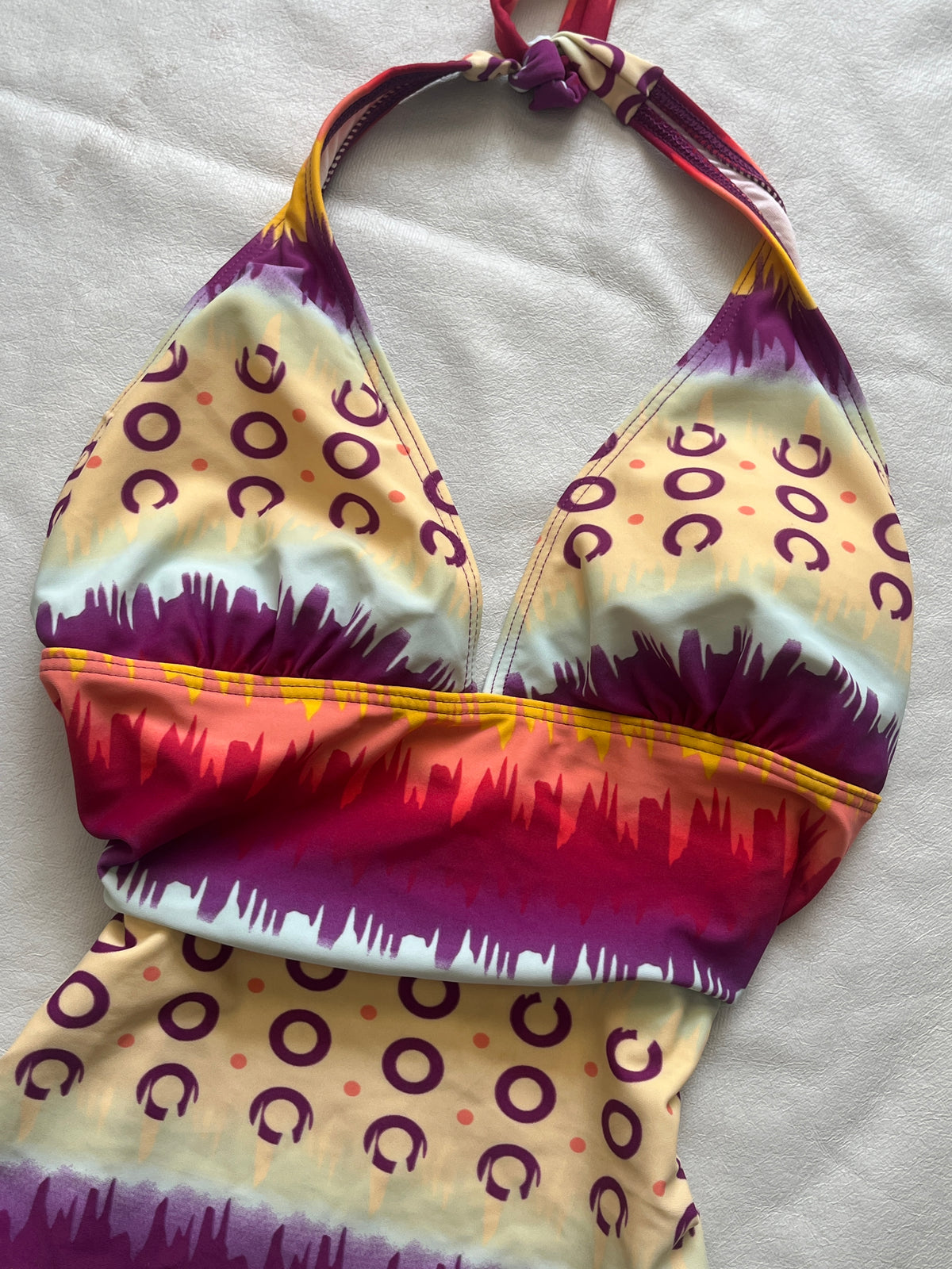 Sunlit Saffron Halter reference photo