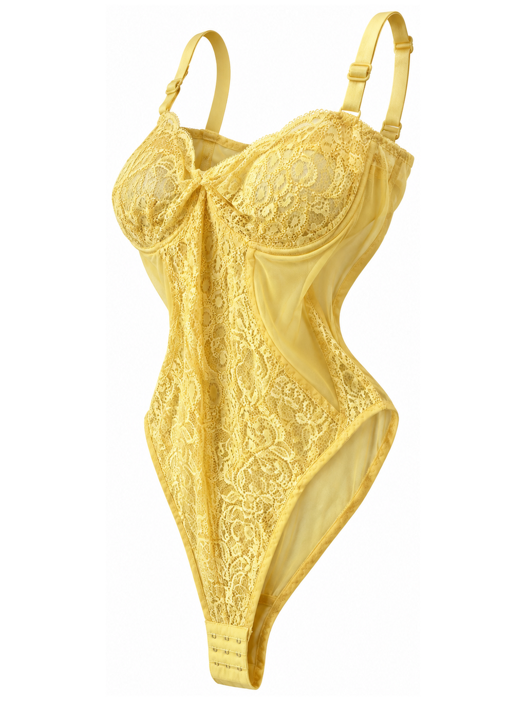 Lace Yellow Bodysuit