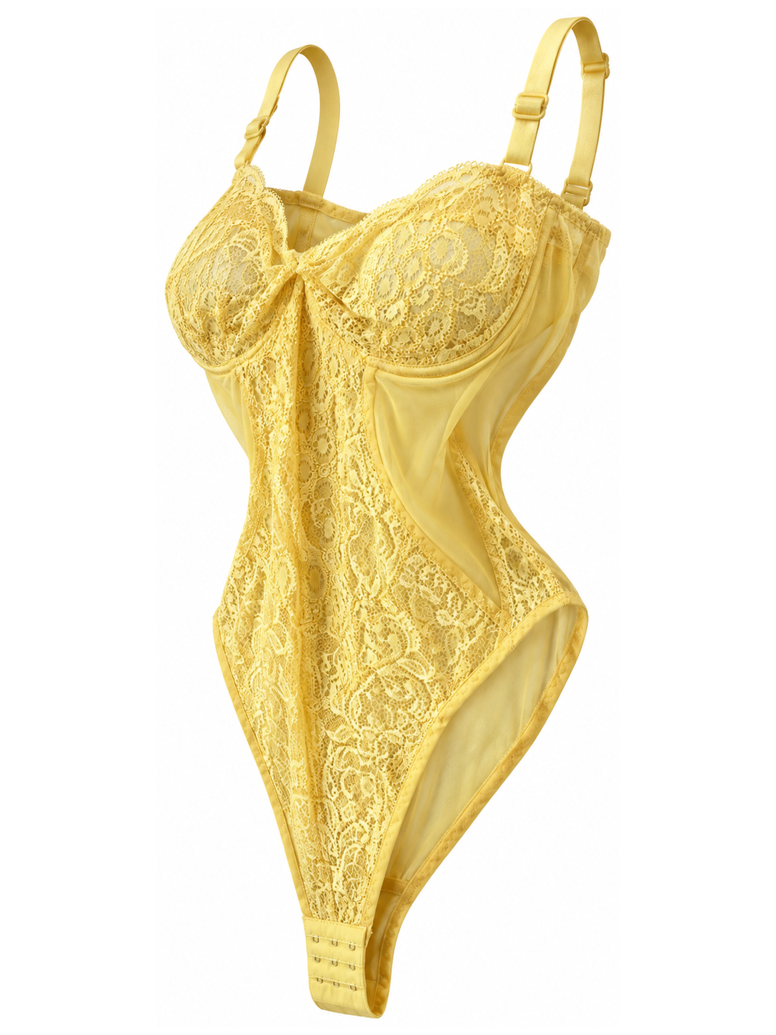 Lace Yellow Bodysuit