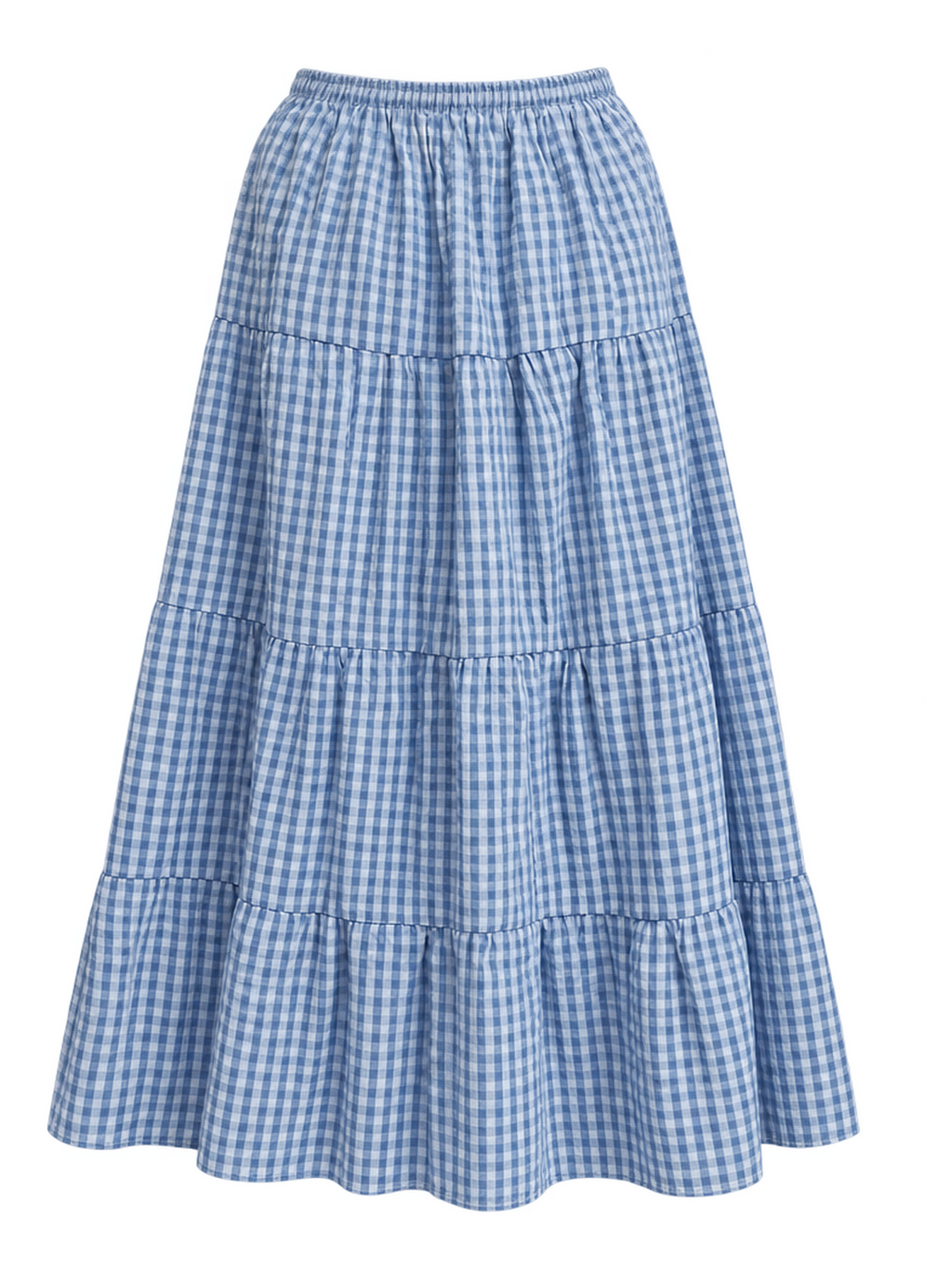 Gingham Maxi Skirt