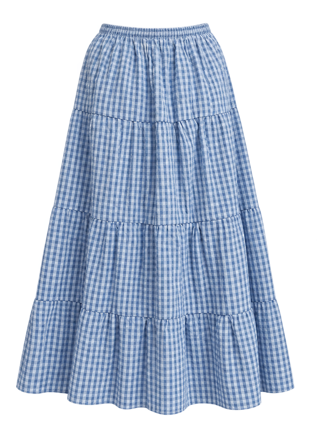 Gingham Maxi Skirt