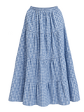 Gingham Maxi Skirt