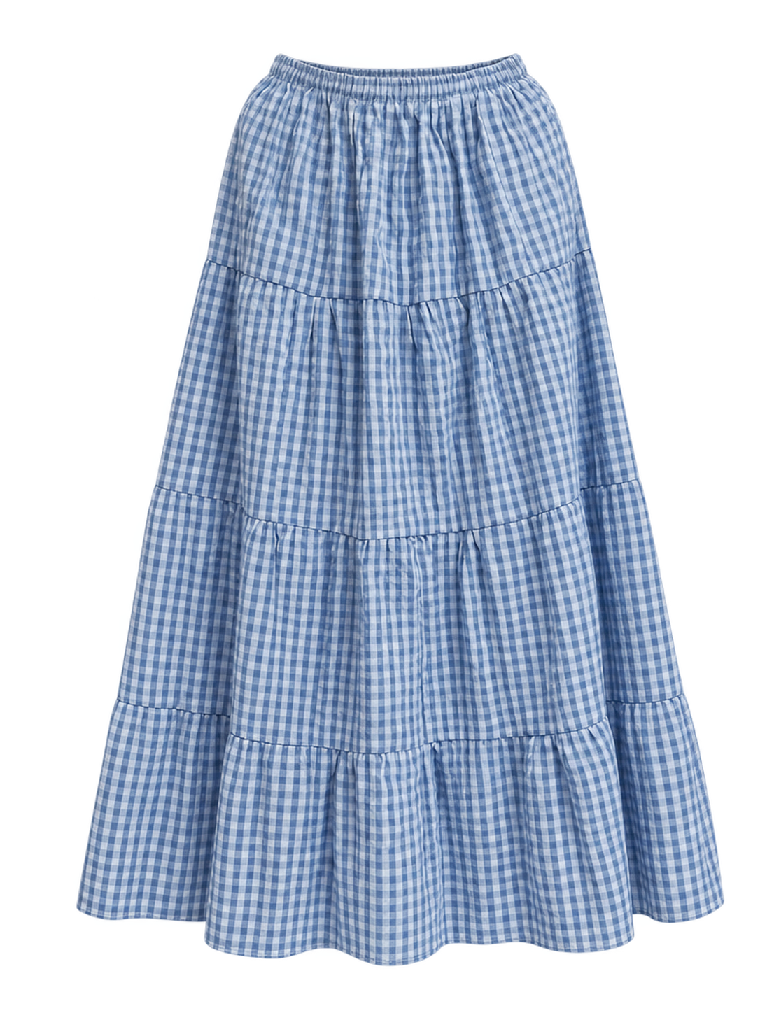 Gingham Maxi Skirt