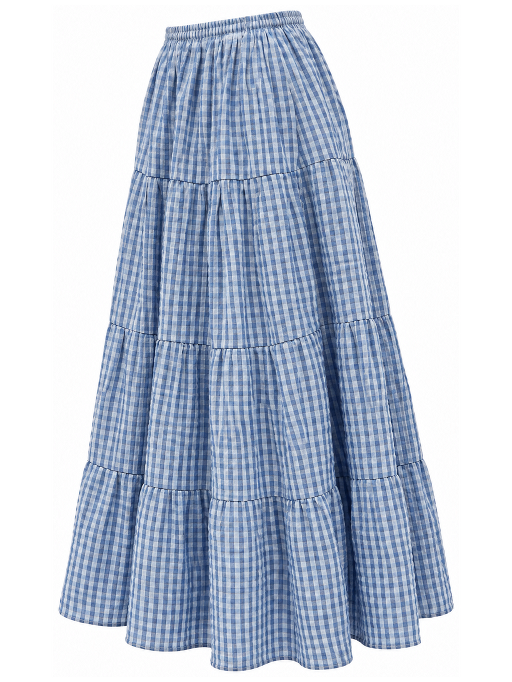 Gingham Maxi Skirt