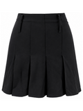 Black Pleated Skirt
