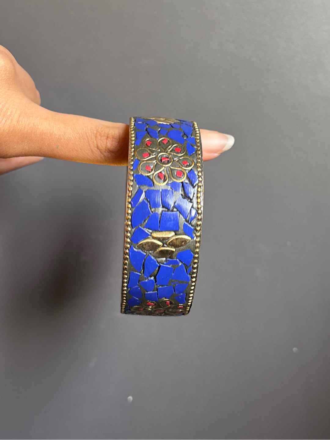 blue हीना bangle reference photo 1