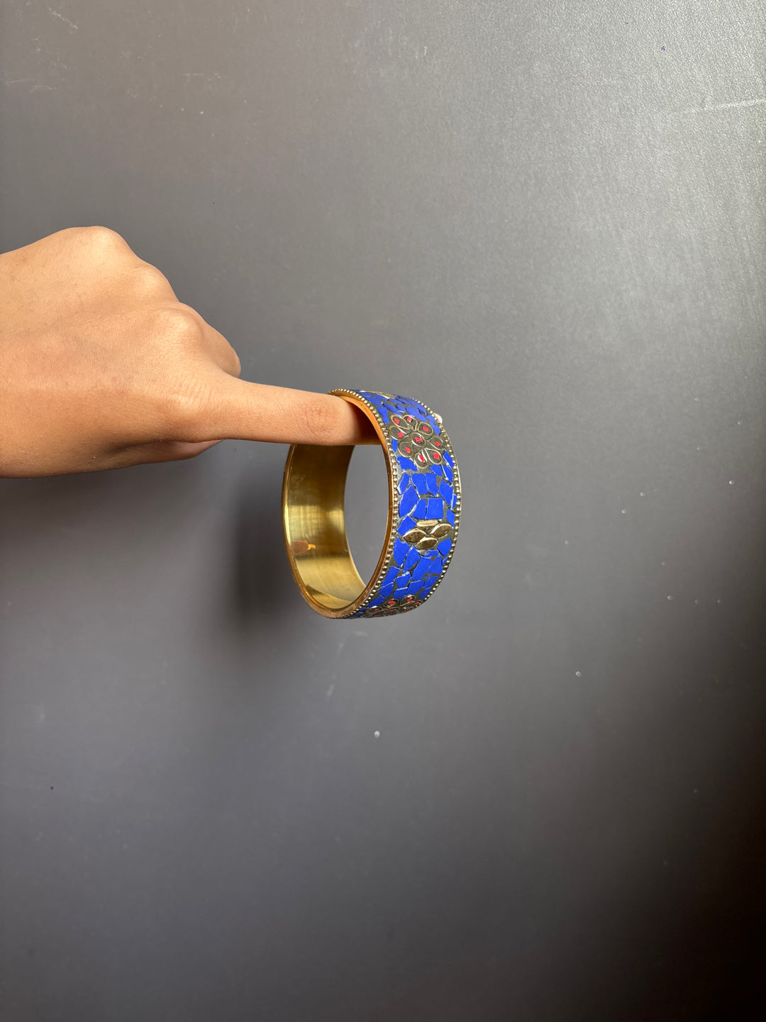 blue हीना bangle reference photo 2