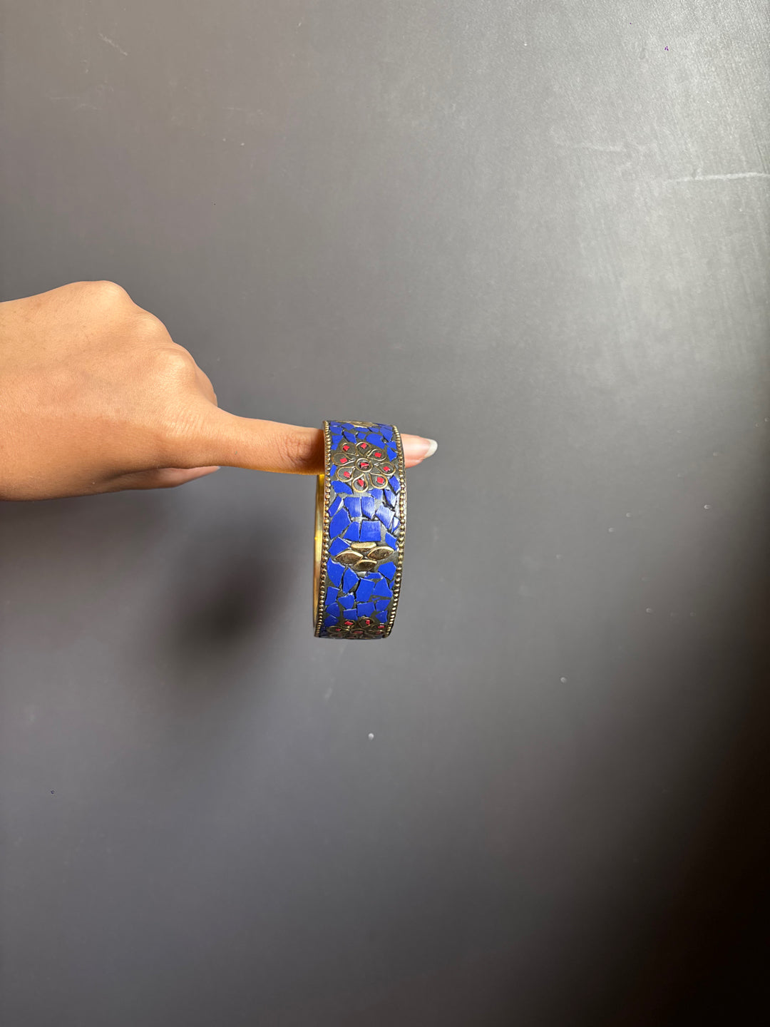 blue हीना bangle reference photo 3