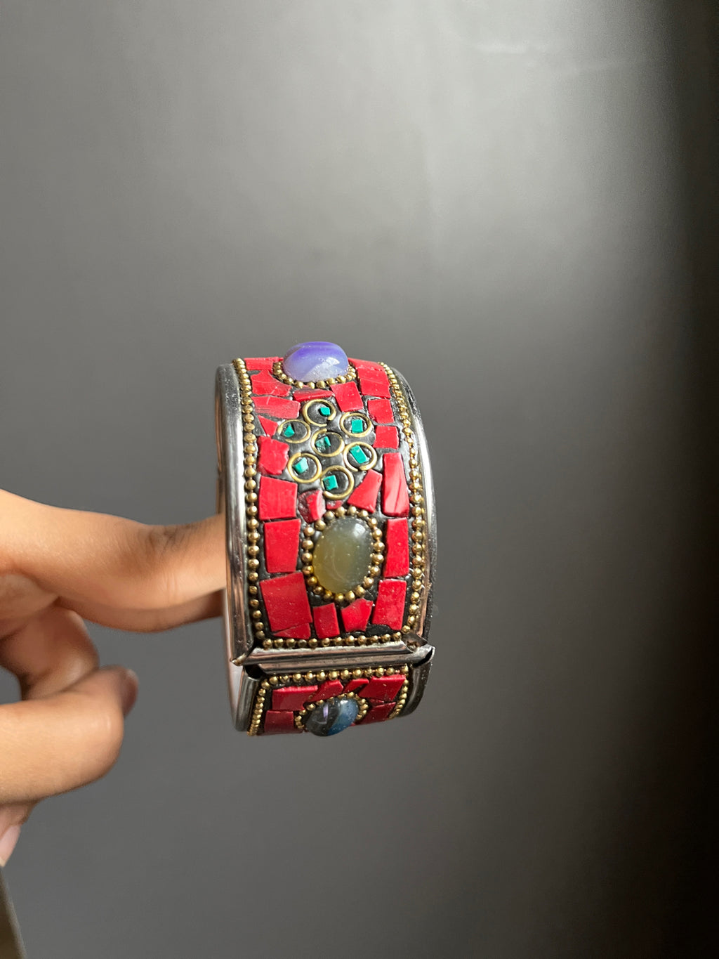 red stone cuff reference photo 2