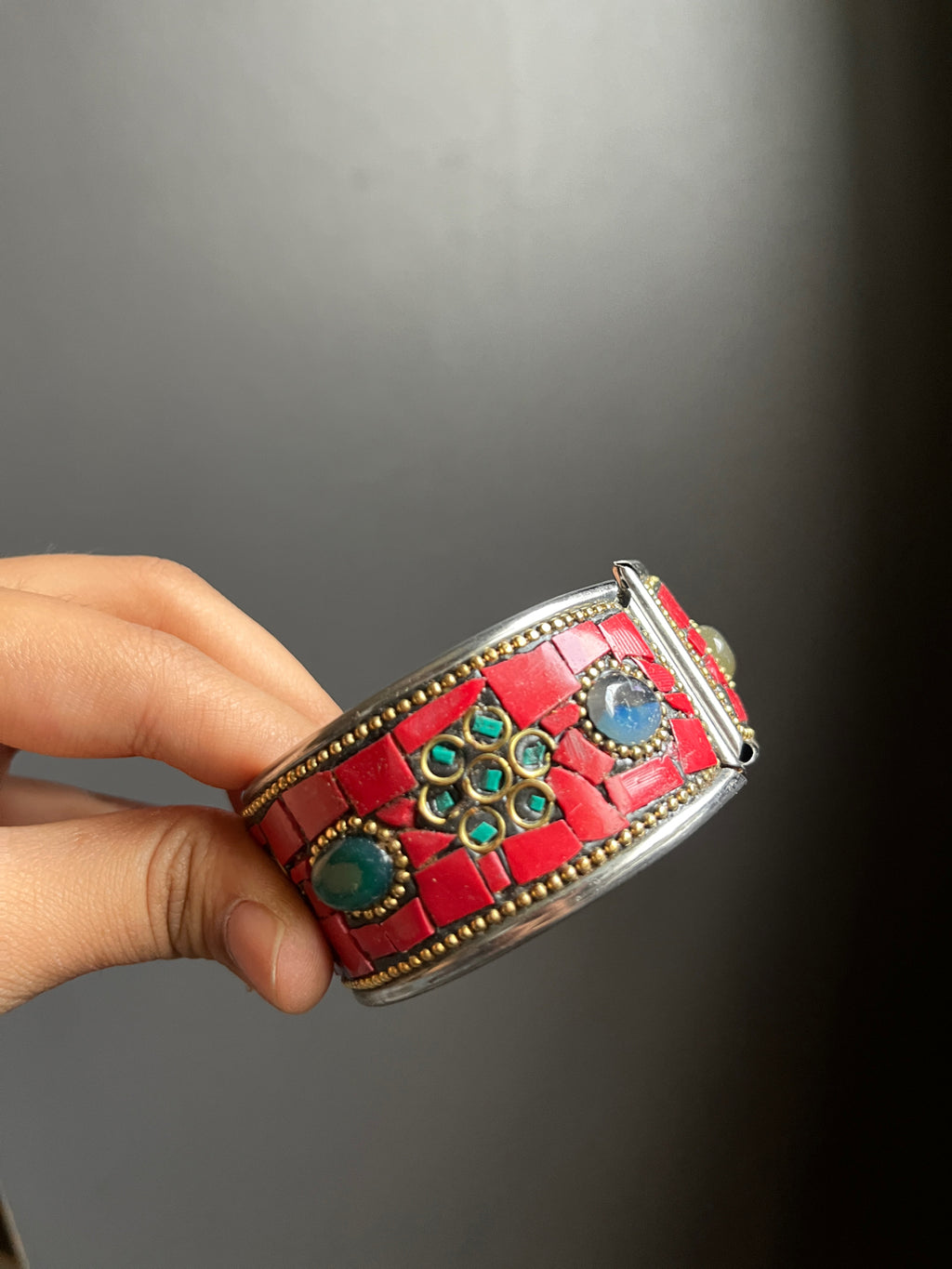 red stone cuff reference photo 3