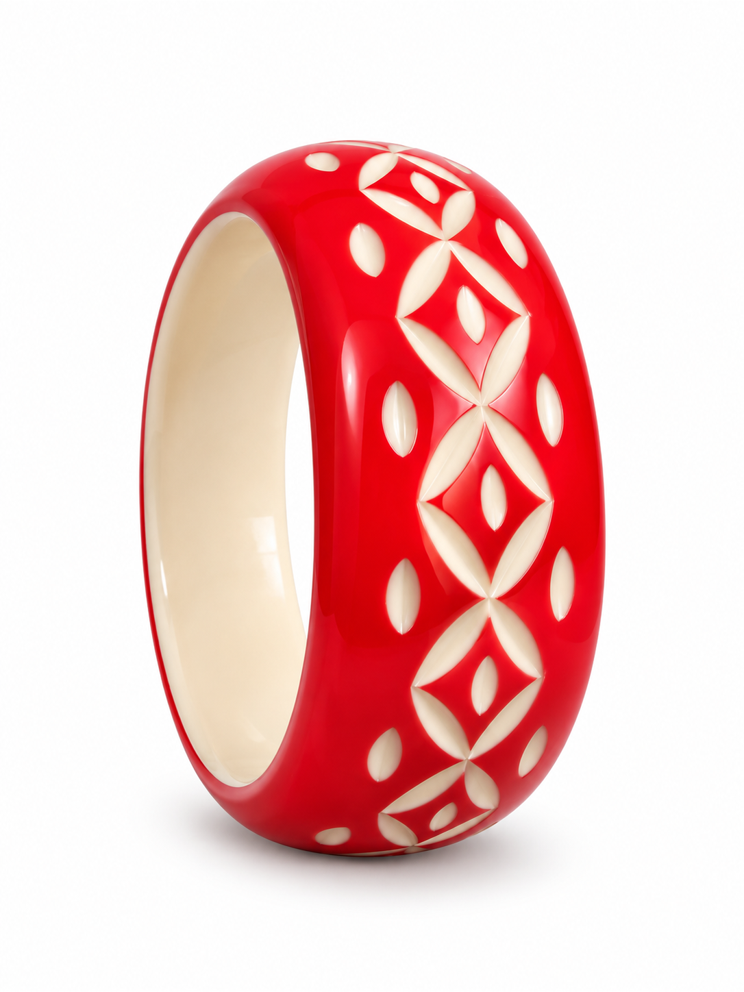 Darshana Crimson Mosaic Cuff