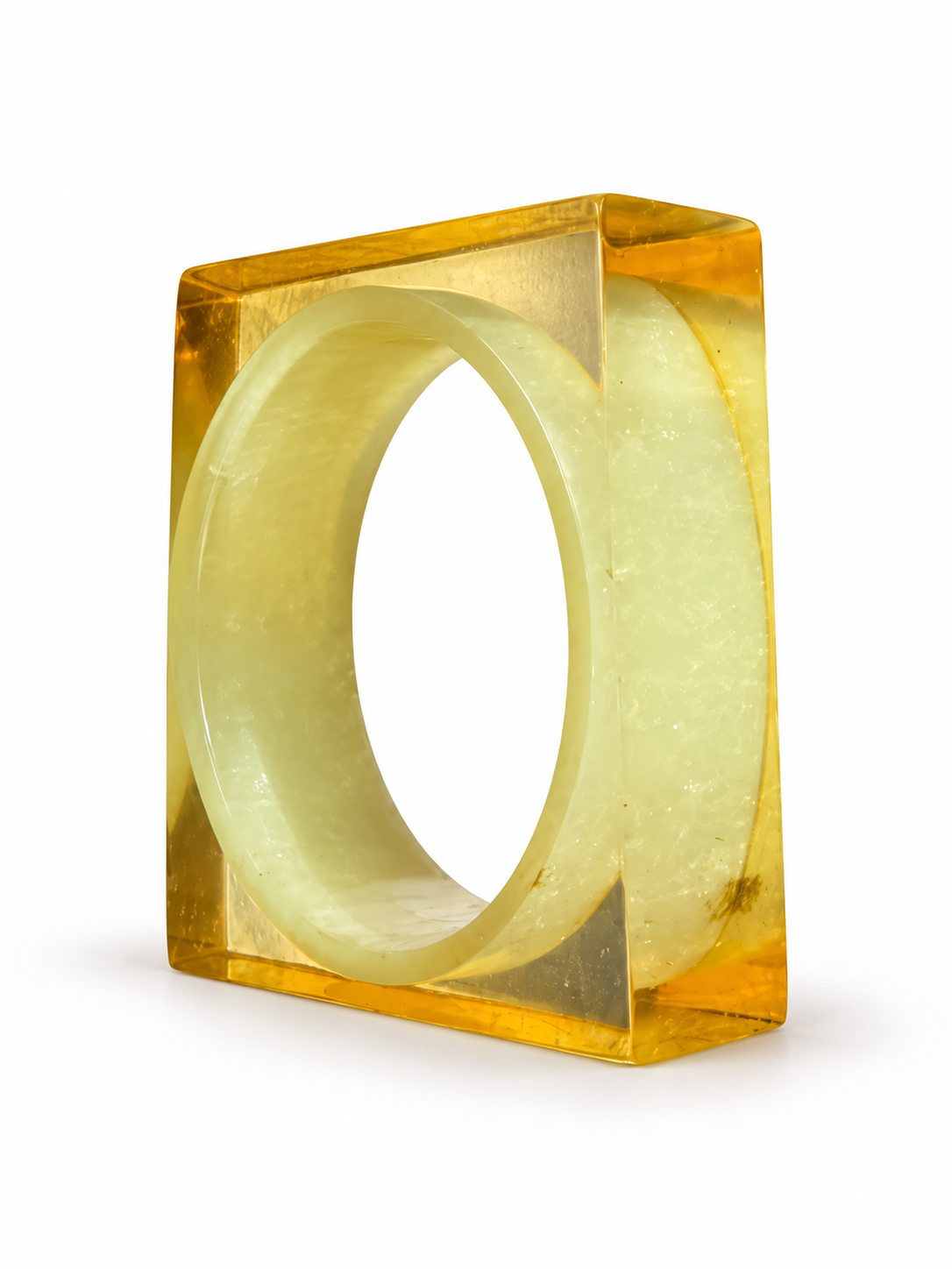 Deepa Honey Amber Resin Cuff