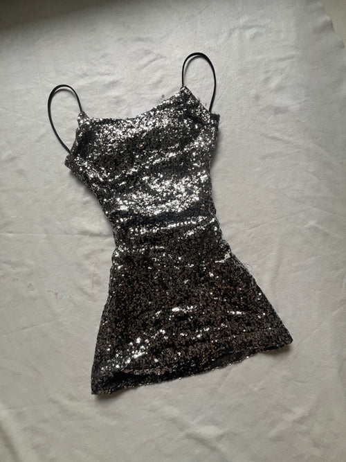 Black and Silver Sequin Cami — additional view 2