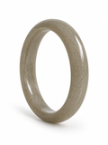 Heart Grey Silver Mist Bangle