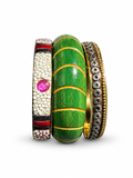 Kaya Green-Gold Mosaic Stack