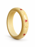 Killy Crimson Heart Resin Bangle