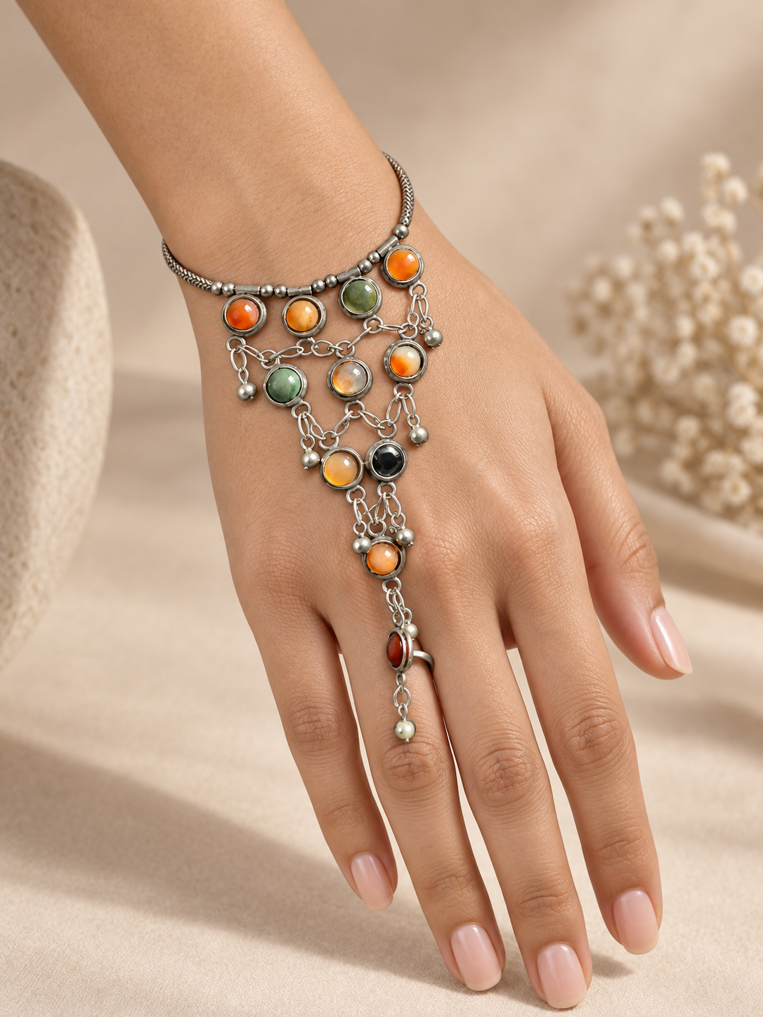 Leela Haathfool worn on hand