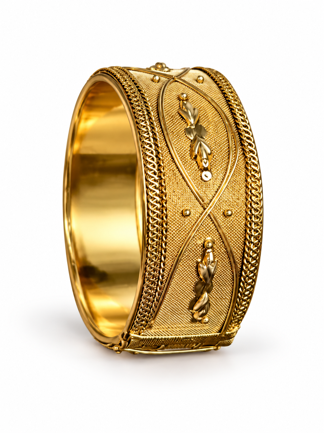 Myra Filigree Gold Cuff