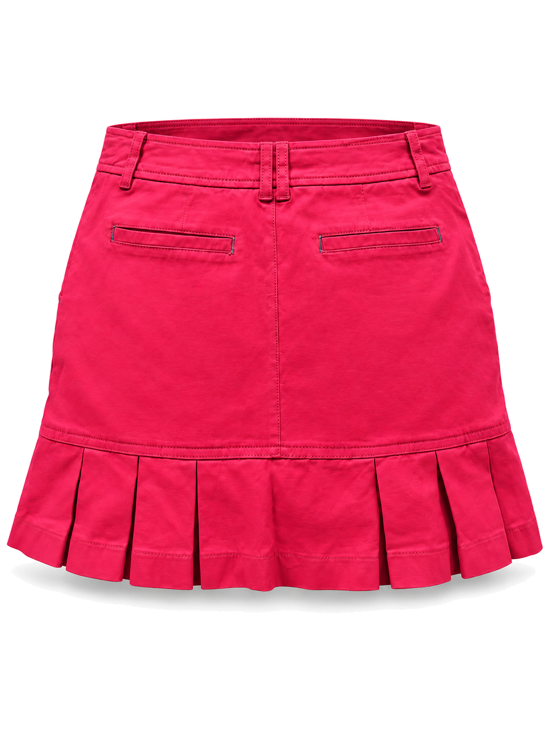 Rosewater Pleatline Skirt back ghost mannequin
