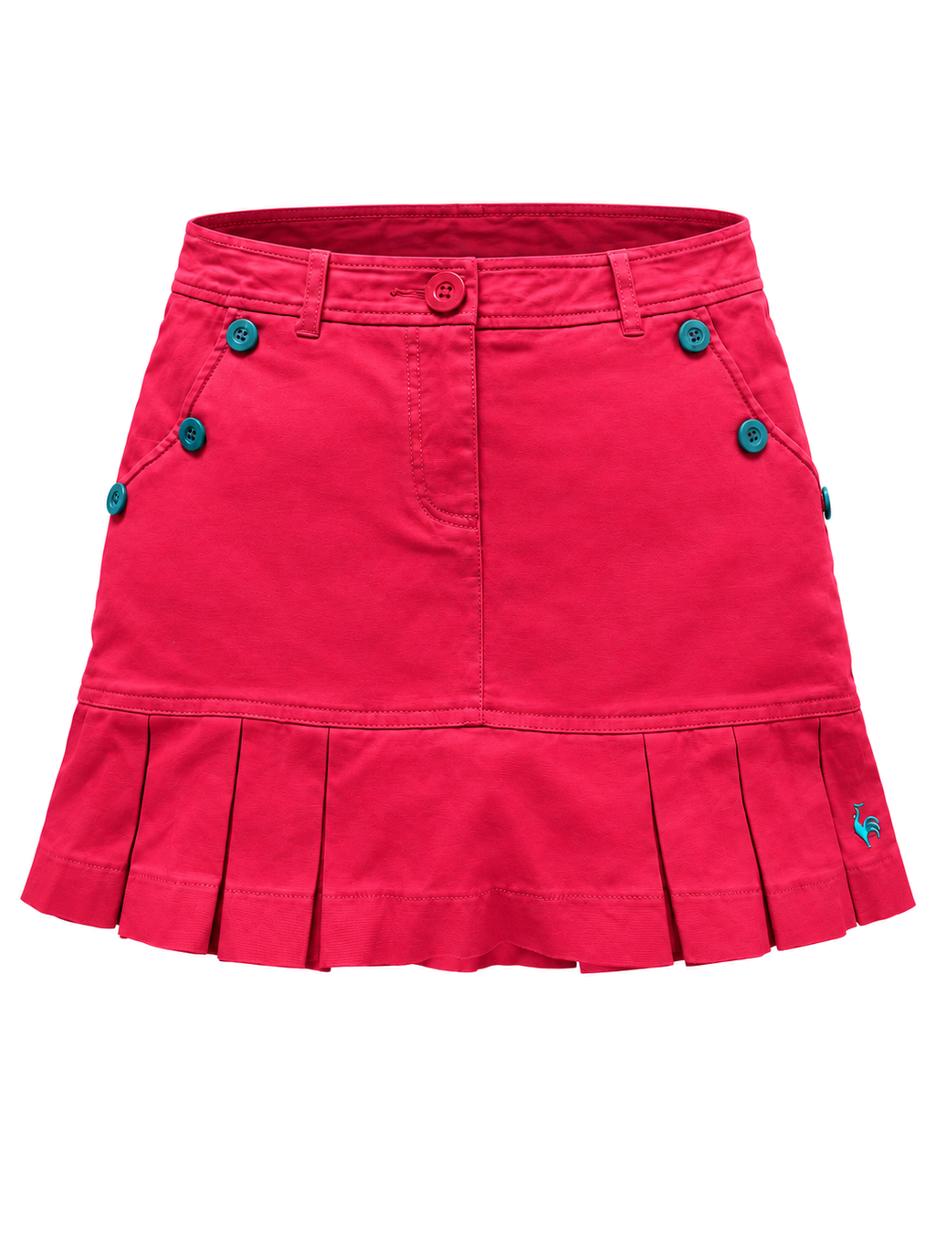 Rosewater Pleatline Skirt front ghost mannequin