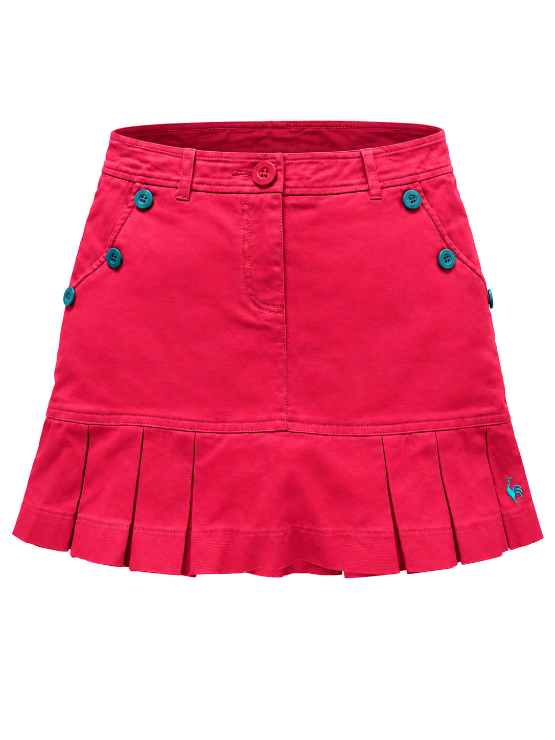 Rosewater Pleatline Skirt front ghost mannequin