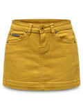 Mustard Sunbeam Denim Skirt front ghost mannequin