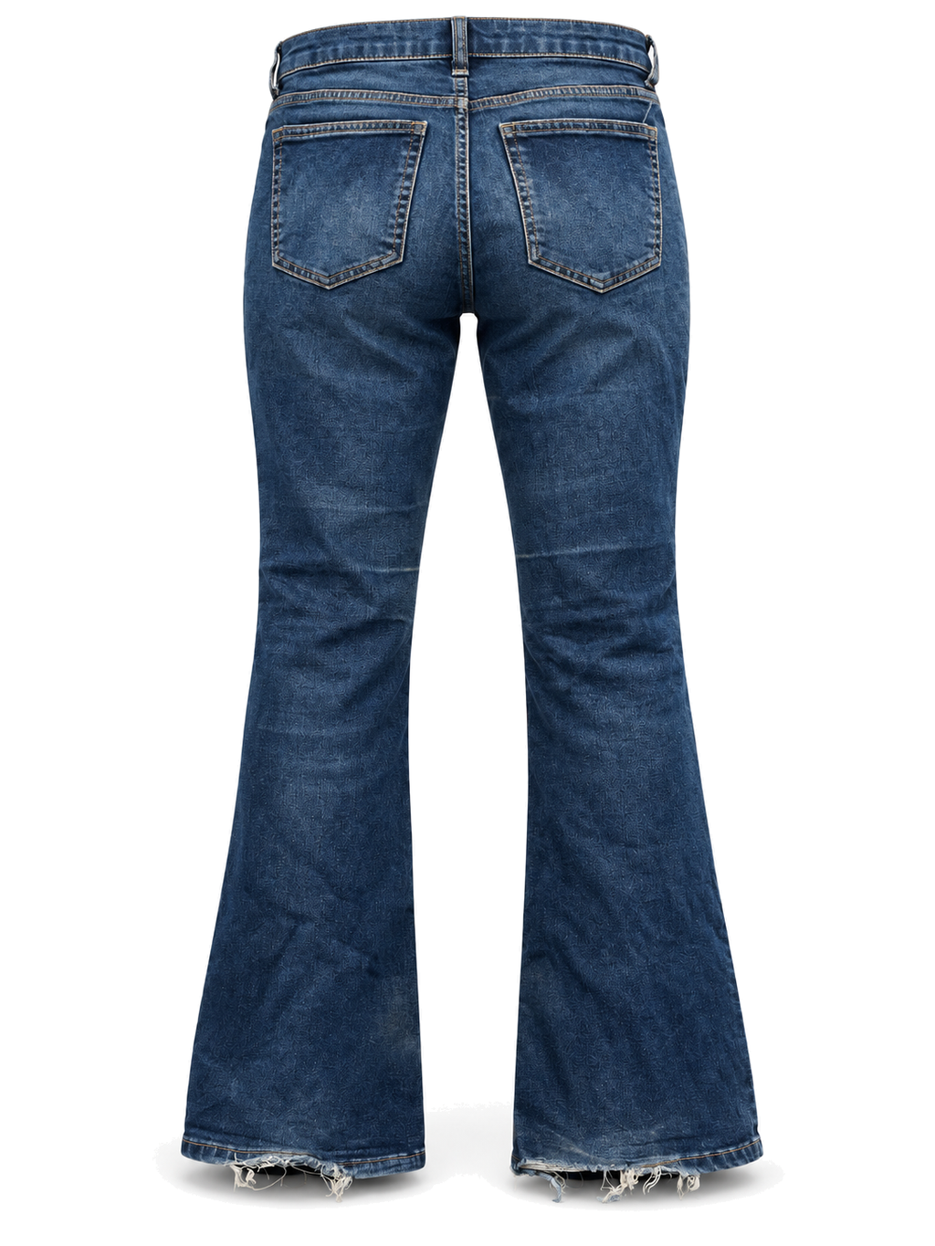 H&M Deepwash Denim Jeans back ghost mannequin