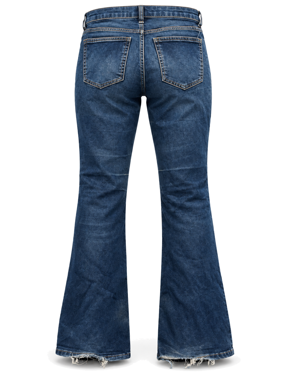 H&M Deepwash Denim Jeans back ghost mannequin